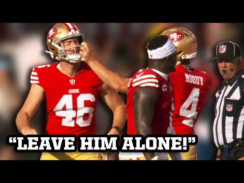 Deebo Samuel shoves 49ers long snapper after three missed kicks, a breakdown