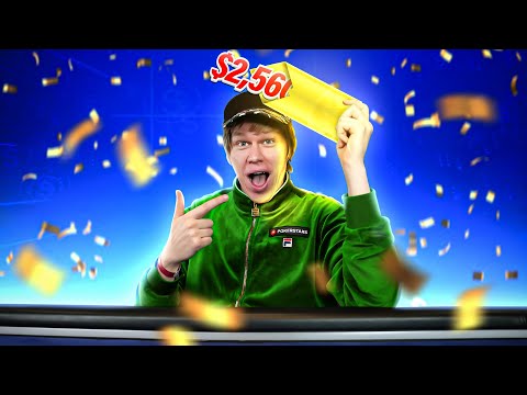 I Won a MASSIVE Mystery Bounty Poker Tournament with 5500 Players