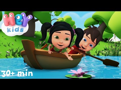 Row Row Row Your Boat - Nursery Rhymes collection with lyrics by HeyKids