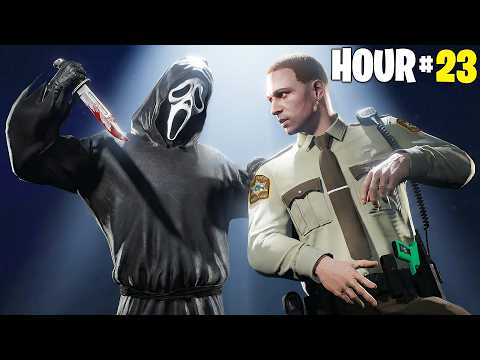24 Hours as Ghostface Serial Killer in GTA 5 RP..