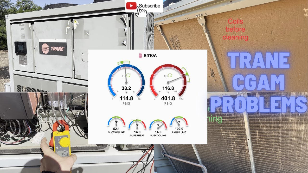 THEY KEEP RESETTING THE ALARM WITH THE BREAKER - TRANE CGAM CHILLER