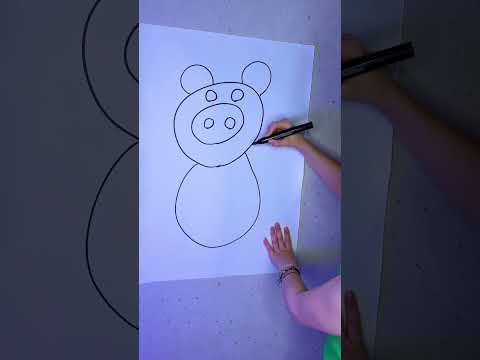 🌟 Footprint Art Adventure 🐷 A Little Pig Is Made 🎨