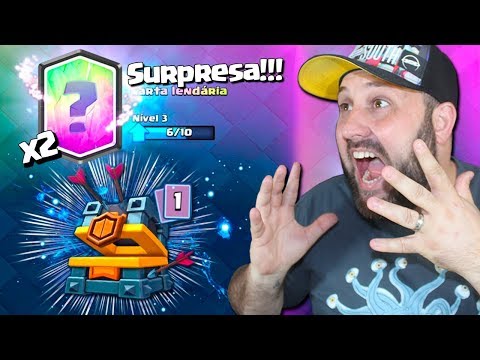 GANHEI 2 CARTAS LENDÁRIAS!! ABRI O MELHOR BA