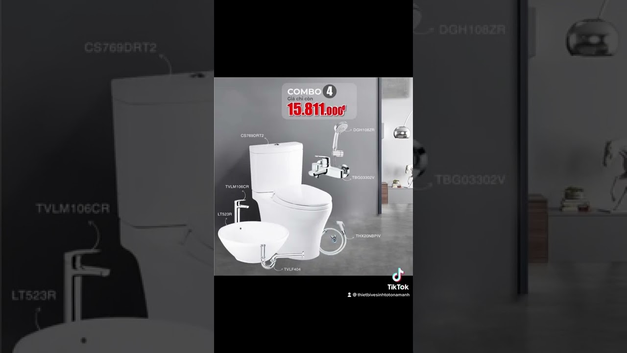 Combo thiết bị vệ sinh Toto