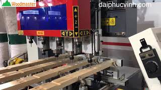 MÁY LÀM MỘNG ÂM CNC Computer 4 đầu kép bàn dài siêu nhanh