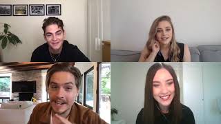 Josephine Langford, Hero Fiennes Tiffin & Dylan Sprouse Zoomed Us to Talk