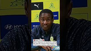 Download lagu Rulani Mokwena on Sundowns setting PSL record of the longest run (32) league matches without a loss. mp3