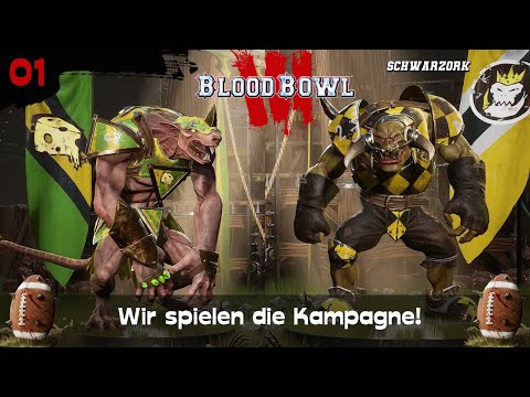 Blood Bowl 3 | Solo Kampagne & Tutorial | Black-Orcs: Da Pillaquetscha | 01 | deutsch | lets play