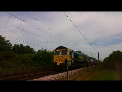 TPE 185108 & Freightliner 66554 diverted Coatbridge - Daventry