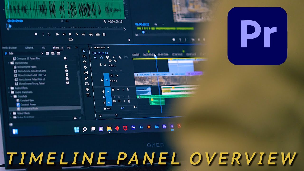 Timeline Panel Overview In Premiere Pro For Beginners.