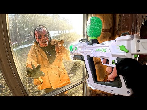 NERF GUN COD ZOMBIE EASTER EGG HUNT!