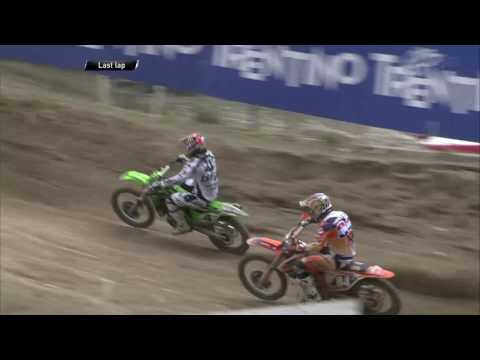 Dylan Ferrandis & Jeffrey Herlings final battle MXGP of Trentino MX2 Race 1 - motocross 2016
