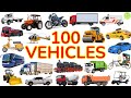 100 Vehicles For Kids Learn Transport Names With Fun Sounds Vechicle Transport