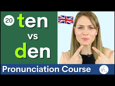 英語の発音を練習する /t/ vs /d/ Sounds｜コース#20 (Practice Your English Pronunciation /t/ vs /d/ Sounds | Course #20)