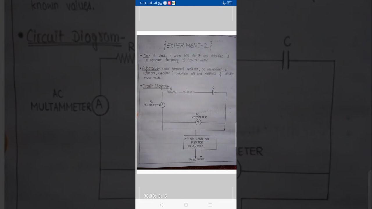 To study a series LCR circuit and determine its resonant frequency and quality factor(Q-value)