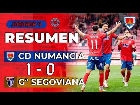 Summary J.D. Numancia | 1-0 |  To Segoviana