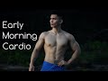 10 Minute Morning Cardio at the Beach (No equipment, Follow Along)