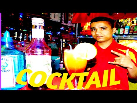 Gin Sunrise cocktail, in 50 seconds,