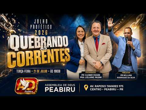 9 DIA JULHO PROFÉTICO 2026 l 21/07/2026 I PR WILLIAN RODIGUES DA SILVA.