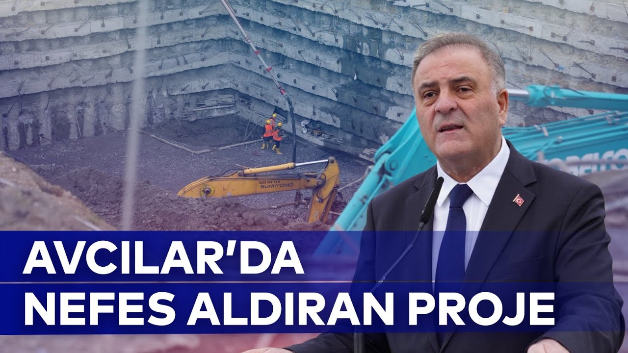 AVCILAR REŞİTPAŞA CADDESİ ZEMİNALTI OTOPARKI TEMEL ATMA TÖRENİ