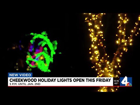 Cheekwood holiday lights open Friday