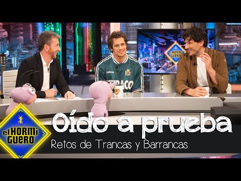 Trancas y Barrancas ponen a prueba el oído de Martiño Rivas y Andrés Velencoso - El Hormiguero
