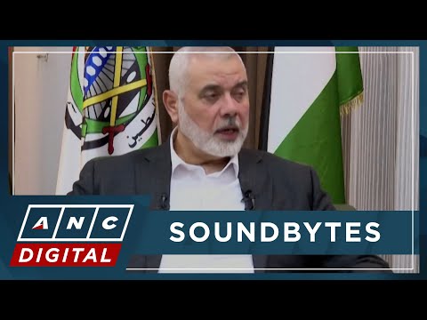 Hamas leader Haniyeh says Israel responsible for tensions with Iran, stalled ceasefire ANC
