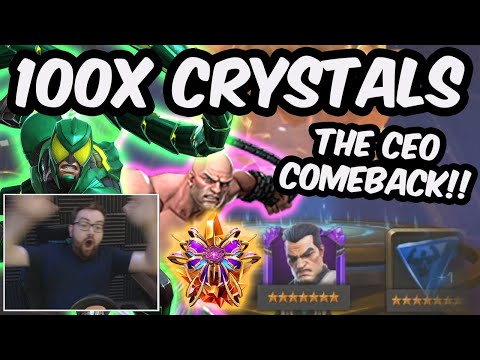 100x 2025 Superior Banquet Crystal Opening - GOD TIER CEO COMEBACK?!?! - Marvel Contest of Champions