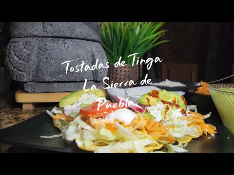 Tostadas de tinga de pollo 🐔 #TingaDePollo #TostadasDeTinga #Tinga #RecetasCaseras #ComidaMexicana