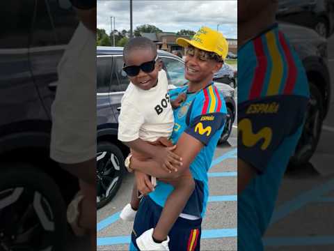 Yamal's biggest fan is his little brother Keyne🥰#lamineyamal  #fifaworldcup #soccer