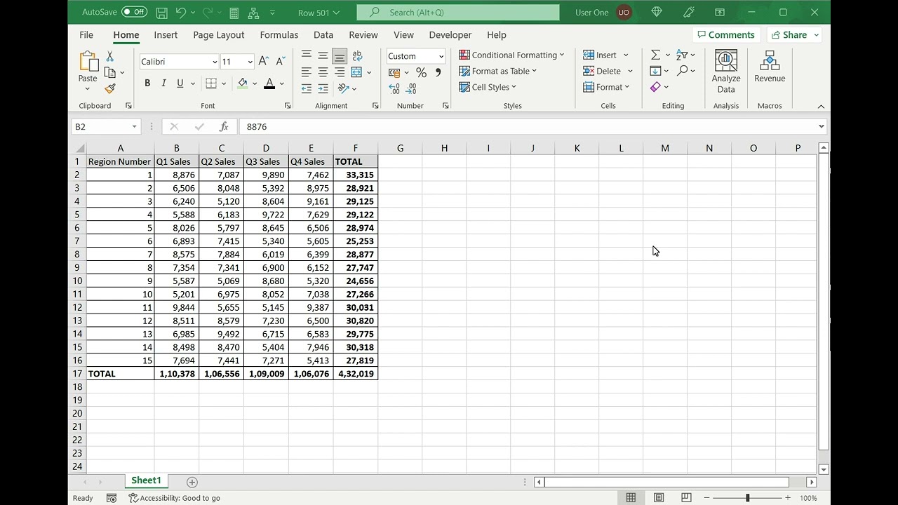 How to insert a comment in Excel