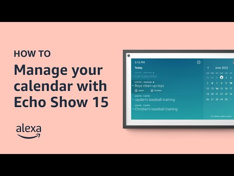 How to manage your calendar with Echo Show 15 | Amazon Alexa  | Tips & Tricks