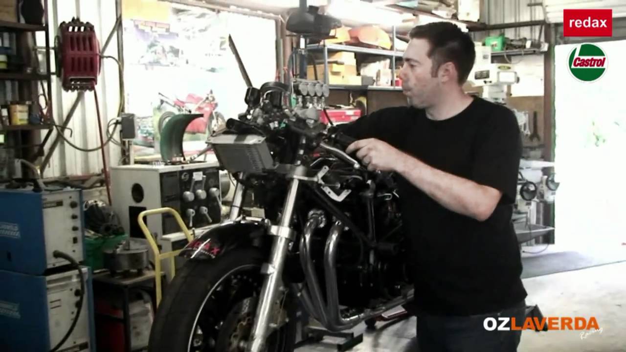 OZRacing Laverda Race Engine Startup