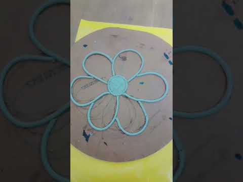 lippan art flower 🌼 #craft #shorts