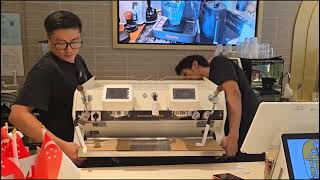 Umboxing | Wendougee S Dragon 2 group espresso machine 