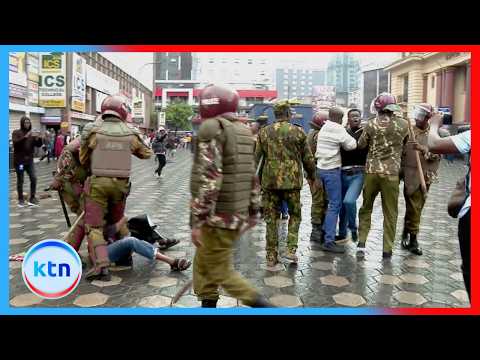 Maandamano ya Jumanne yagonga mwamba, waandamanaji wakumbana na upinzani mkali na vurugu CBD