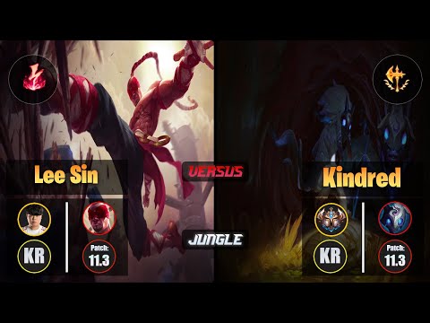 Clid LEE SIN (Jungle) [Electrocute] VS KINDRED - Challenger KR Patch 11.3