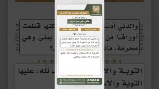 صورة 6266 -  حكم المحرم إذا قطع أوراق شجر في منى - نور على الدرب