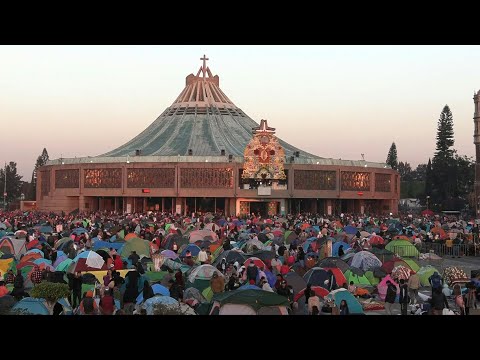 Video | Pilgrims camp outside the Basilica of Our Lady of Guadalupe in Mexico City | AFP