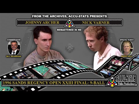 9-Ball JOHNNY ARCHER vs NICK VARNER - Sands Regency Open XXIII Finals - 1996