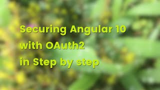 Angular 10 Tutorial: Oauth2 Login and Refresh Token