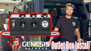 Ford Bronco Install - Genesis Offroad Outlet Box - Overland Power Box