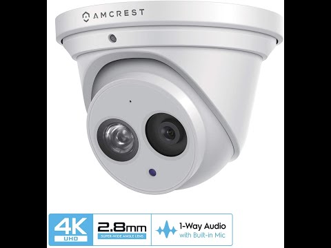 Amcrest 4k 8MP POE Outdoor Camera Review