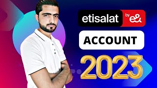 How To Make Account Etisalat App In 2023