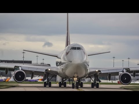 Close up departures at Manchester Airport (RWY23L) | Sunday 9/10/18