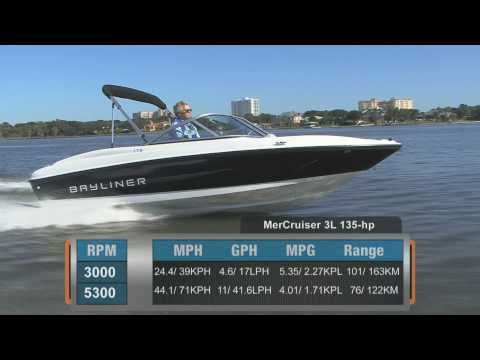 Bayliner 175 Bowrider 2011 Performance Test - By BoatTEST.com