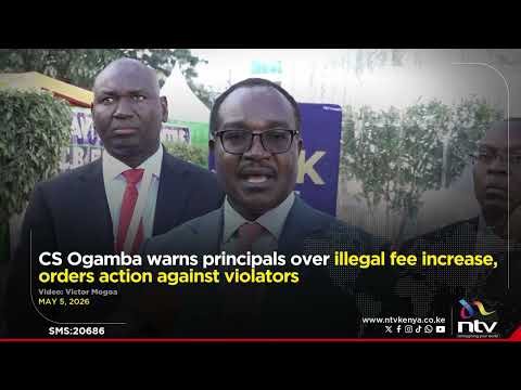 CS Ogamba warns principals over illegal fee increase, orders action against violators