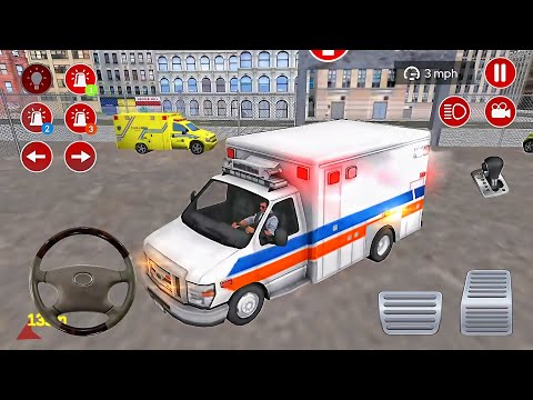 American Ambulance Emergency Driving Simulator 2020 - Best Android Gameplay