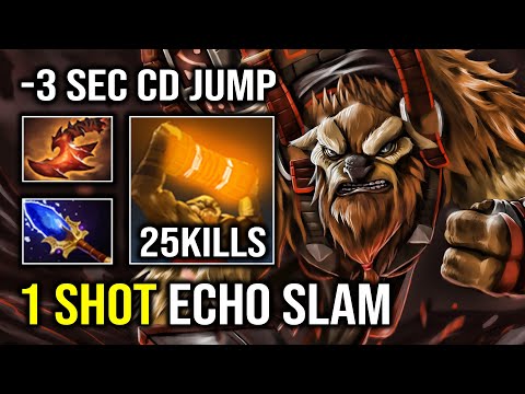 How to Solo Mid Earthshaker Against Viper with 3 Second Jump Cooldown 1 Shot Slam Dota 2
