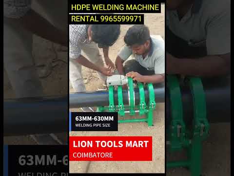 HDPE BUTT FUSION WELDING MACHINE 160MM/200MM MANUAL RENT HDPE WELDING MACHINE